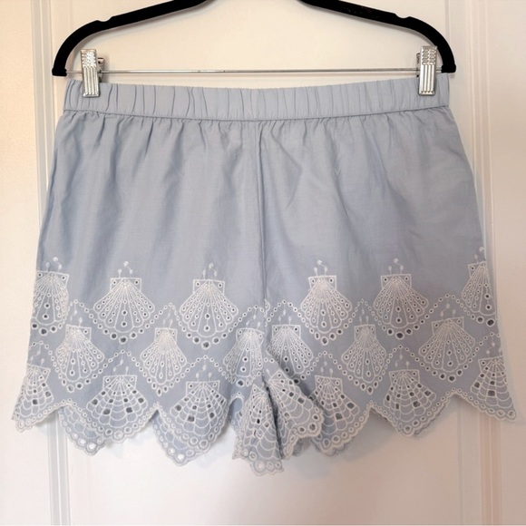 NWT Calypso St.Barth Embroidered Light Blue Eyelet Lace Size Small Pajama Set - Picture 3 of 8